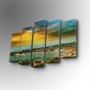 Wallity Cuadro Decorativo en Lienzo 5 Piezas 5PUC-090 Multicolor